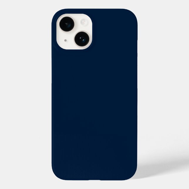 Funda De Case-Mate Para iPhone Azul oscuro (Reverso )