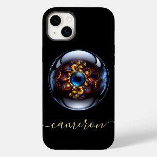 Funda Para iPhone 14 Plus De Case-Mate Azul oscuro del ojo malvado personalizado