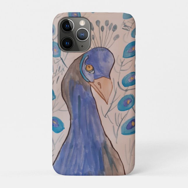 Funda De Case-Mate Para iPhone Azul pavo real (Reverso)
