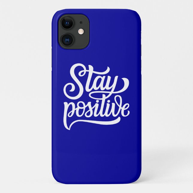 Funda De Case-Mate Para iPhone Azul positivo (Reverso)
