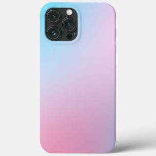 Funda Para iPhone 13 Pro Max Azul rosado Verde azulado contemporáneo