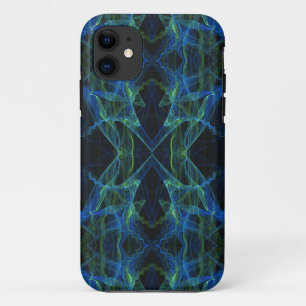 Funda Para iPhone 11 Azul, verde y negro iPhone 5 Funda-mate apenas ahí