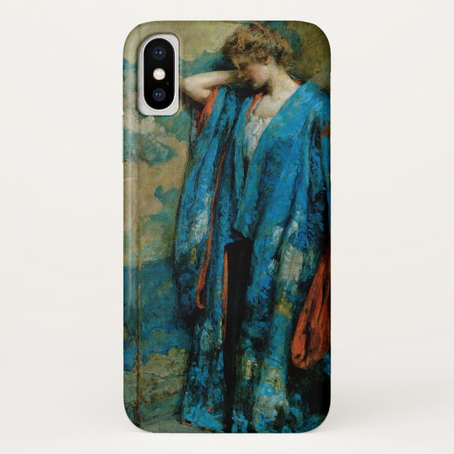 Funda De Case-Mate Para iPhone Azul y Amarillo (Reverso)