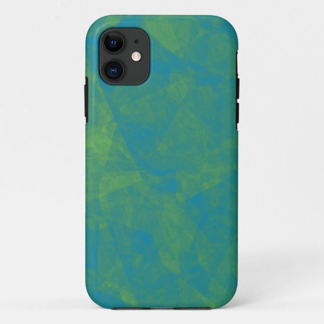Funda De Case-Mate Para iPhone Azul y verde (Reverso)