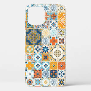 Funda Para iPhone 12 Azulejo Baldosas Portuguesas: Vintage Multicolor