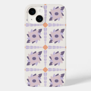 Funda Para iPhone 14 De Case-Mate Azulejo decorativo color pastel púrpura