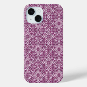 Funda Para iPhone 15 azulejo Delft patrón étnico nacional holandés  