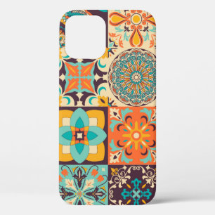 Funda Para iPhone 12 Azulejos de colores. Portugués tradicional o