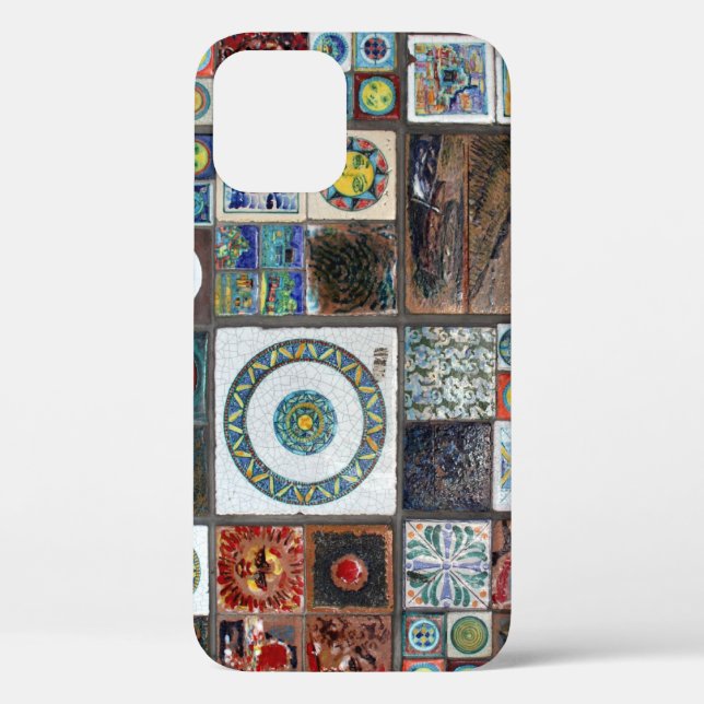 Funda De Case-Mate Para iPhone azulejos italianos (Reverso )