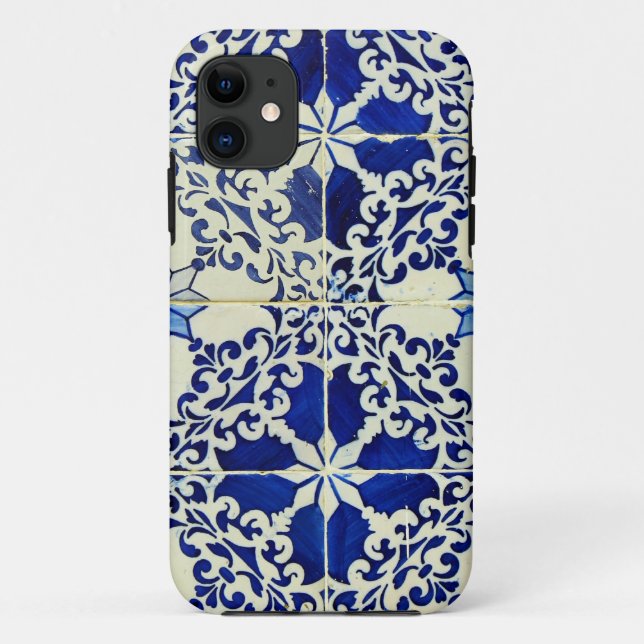 Funda De Case-Mate Para iPhone Azulejos, Portuguese Tiles (Reverso)