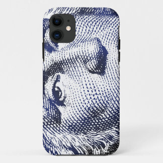 Funda Para iPhone 11 Azules de George Washington - caso del iPhone