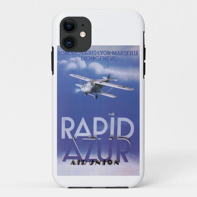 Funda De Case-Mate Para iPhone Azur rápido (Reverso)