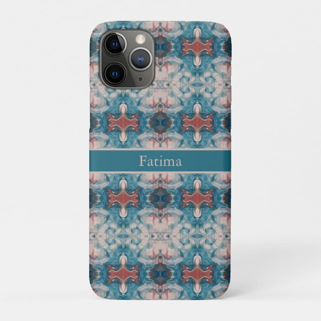 Funda De Case-Mate Para iPhone Azure Bloom, personalizado (Reverso)