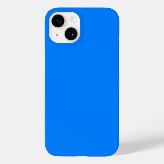 Funda De Case-Mate Para iPhone Azure (color sólido) (Reverso )