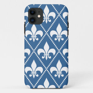 Funda Para iPhone 11 Azure Fleur de Lis