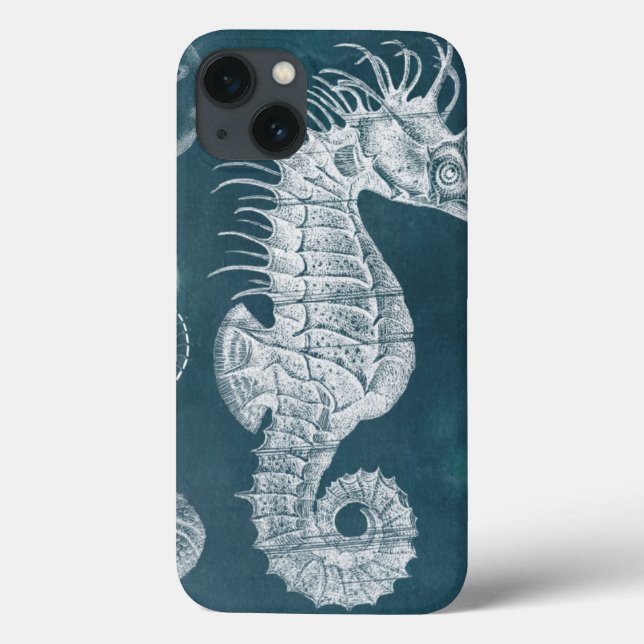 Funda De Case-Mate Para iPhone Azure Seahorse Study I (Reverso)