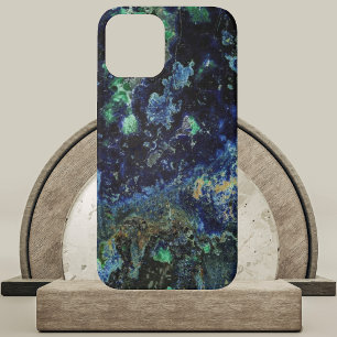 Funda Para iPhone 12 Azurite Malachite Slab