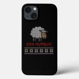 Funda Para iPhone 13 Baa Humbug Navidades Sheep
