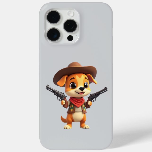 Funda De Case-Mate Para iPhone Baby Cowboy Dog iPhone/iPad Case (Reverso )