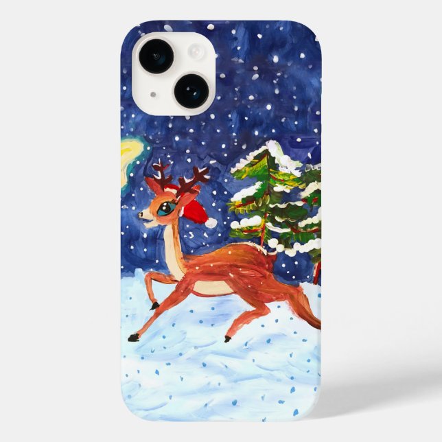 Funda De Case-Mate Para iPhone Baby Deer (Reverso )