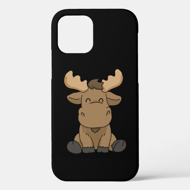 Funda De Case-Mate Para iPhone Baby Moose Gift Mujeres Moose Gigo Men Moose (Reverso )