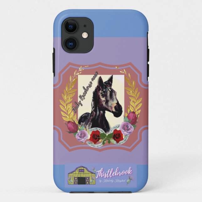 Funda De Case-Mate Para iPhone baby racehorse mare gana la carrera (Reverso)