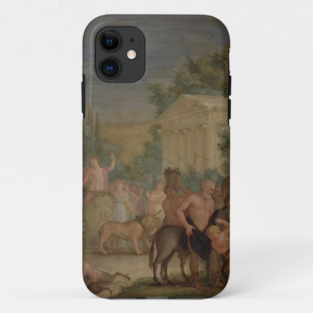 Funda De Case-Mate Para iPhone Bacchus y Ariadne (aceite en lona) 2 (Reverso)