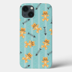 Funda Para iPhone 13 background with cats