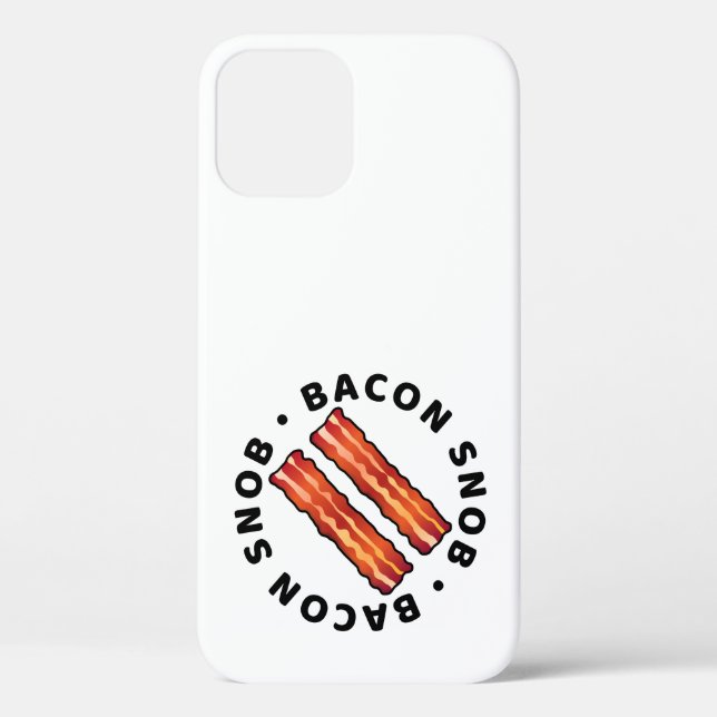Funda De Case-Mate Para iPhone Bacon Snob (Reverso )