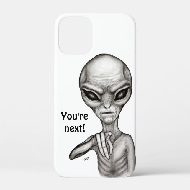 Funda De Case-Mate Para iPhone Bad Alien , You're next ! (Reverso )