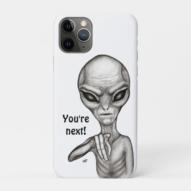 Funda De Case-Mate Para iPhone Bad Alien , You're next ! (Reverso)