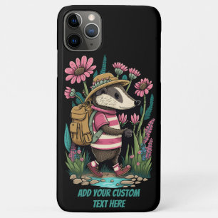 Funda Para iPhone 11 Pro Max Badger viajero en Personalizado de Cottagecore de