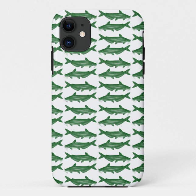Funda De Case-Mate Para iPhone Bagre toro verde (Reverso)