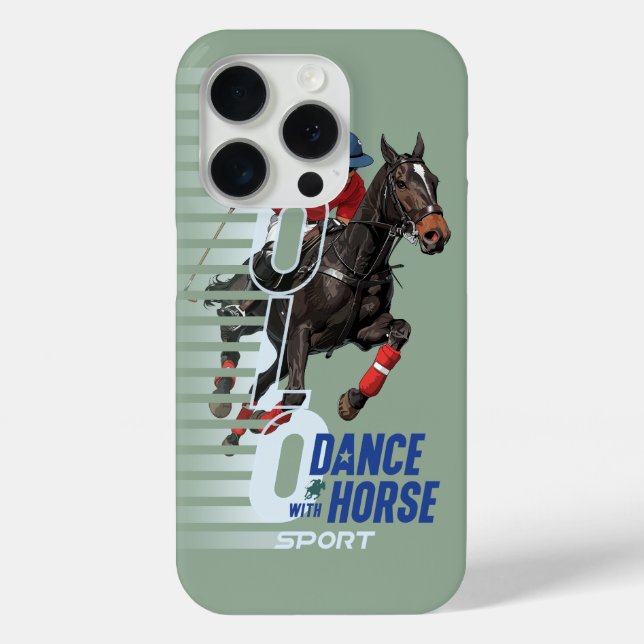 Funda De Case-Mate Para iPhone Baila con Caballo (Polo Sport) | (Reverso )