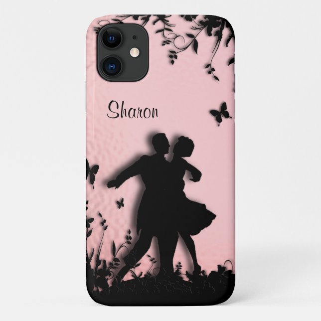 Funda De Case-Mate Para iPhone Bailar en el jardín personal (Reverso)