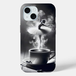 Funda Para iPhone 15 Bailarina Ballerina En Café