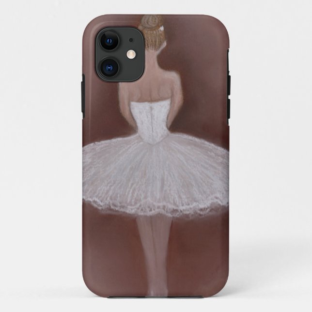 Funda De Case-Mate Para iPhone Bailarina de ballet en tutu (Reverso)