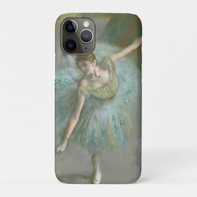 Funda De Case-Mate Para iPhone Bailarina en Green Edgar Degas (Reverso)