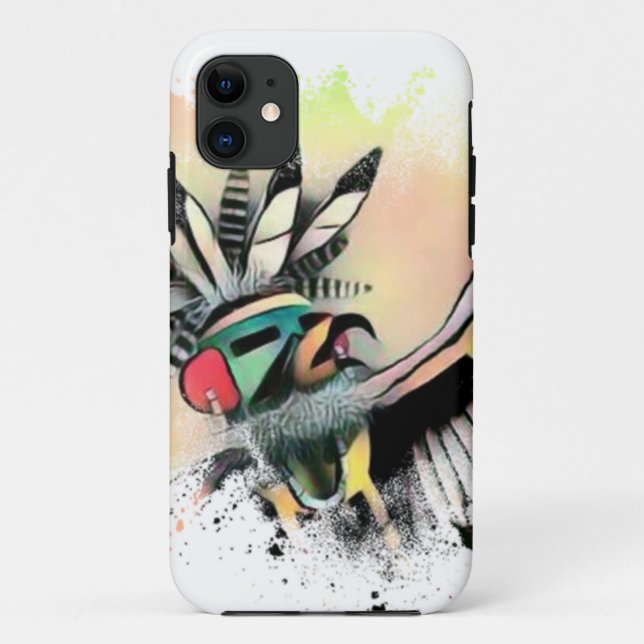 Funda De Case-Mate Para iPhone Bailarina nativa estadounidense Kachina (Reverso)