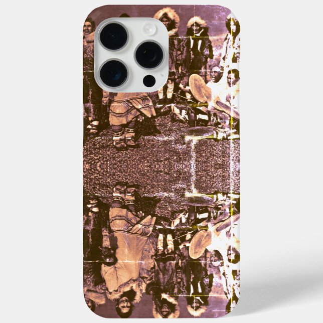 Funda De Case-Mate Para iPhone Bailarines esquimales de Alaska Eskimo, Estados Un (Reverso )
