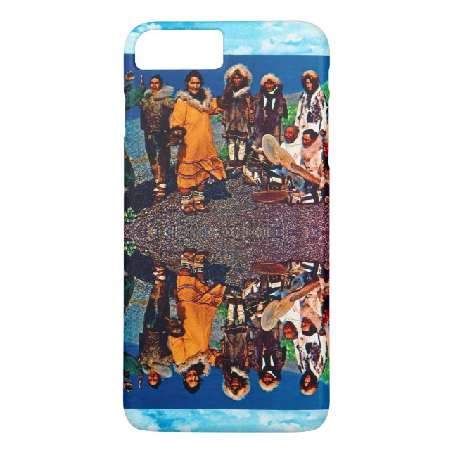 Funda De Case-Mate Para iPhone Bailarines esquimales de Alaska Eskimo, Estados Un (Reverso)