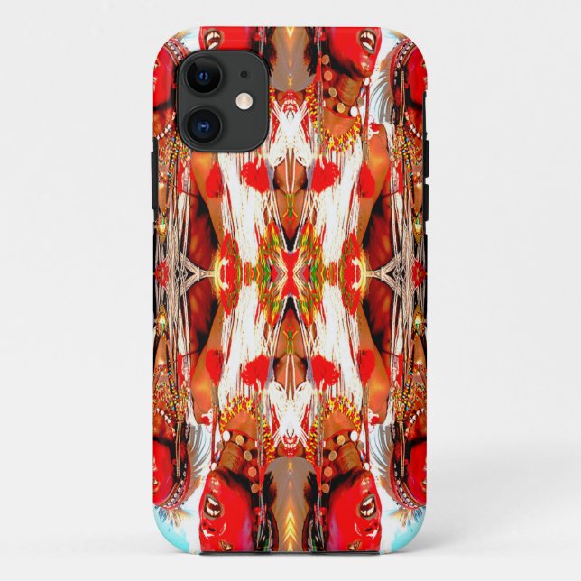 Funda De Case-Mate Para iPhone Baile tribal (Reverso)