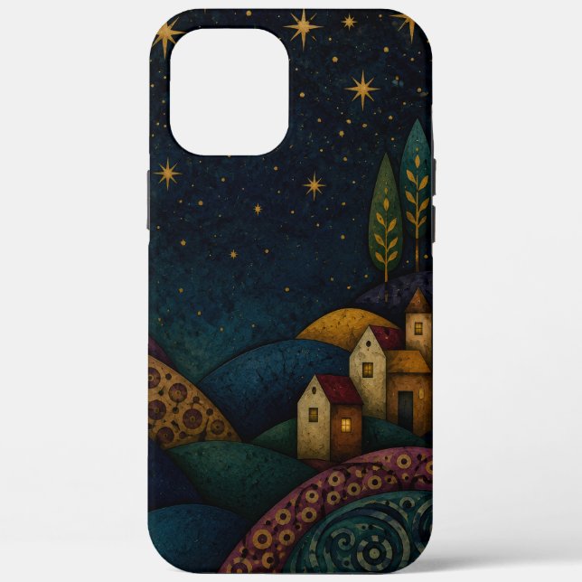 FUNDA DE Case-Mate PARA iPhone BAJO EL CIELO ESTRELLADO AZUL (Reverso )