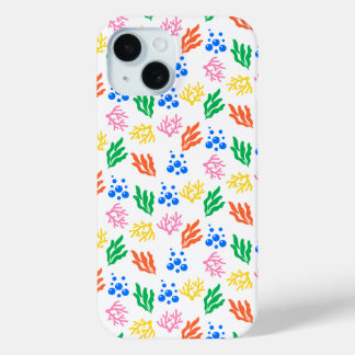 Funda Para iPhone 15 Bajo el estuche de teléfono de patrón sin soldadur