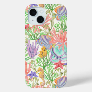 Funda Para iPhone 15 Bajo el mar