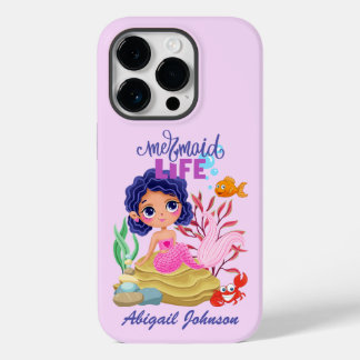 Funda Para iPhone 14 Pro De Case-Mate Bajo la sirena marina la vida personalizada