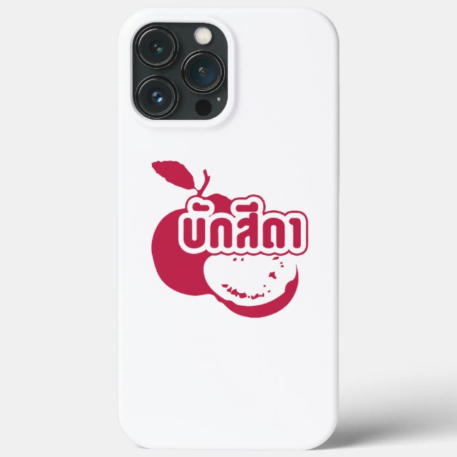 Funda De Case-Mate Para iPhone Bak Sida・Farang escrito en Thai Isaan Dialect. (Reverso )