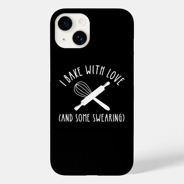 Funda De Case-Mate Para iPhone Bake Con Amor (Y Algunos Juran) (Reverso )