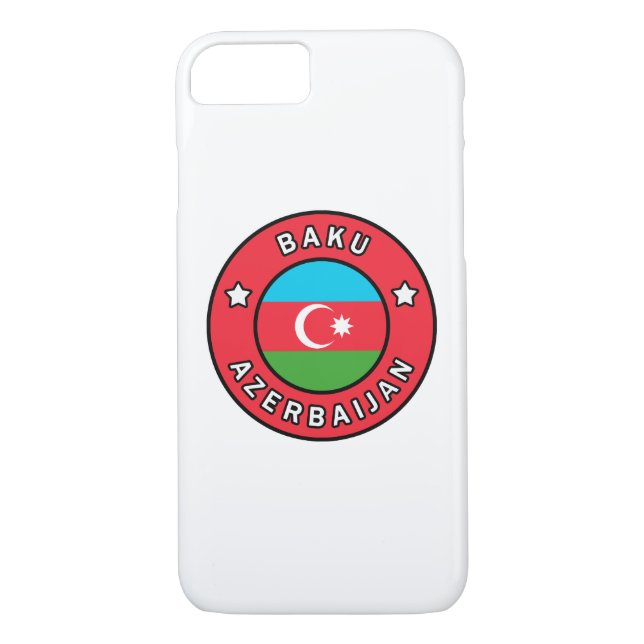 Funda De Case-Mate Para iPhone Bakú Azerbaiyán (Reverso)
