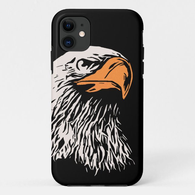 Funda De Case-Mate Para iPhone Bald Eagle Patriotic (Reverso)